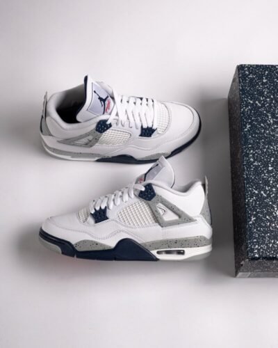 Click to view full screen Air Jordan 4 Retro Midnight Navy DH6927-140 photo review