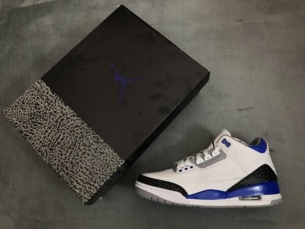 Click to view full screen Air Jordan 3 Retro Racer Blue CT8532-145 photo review